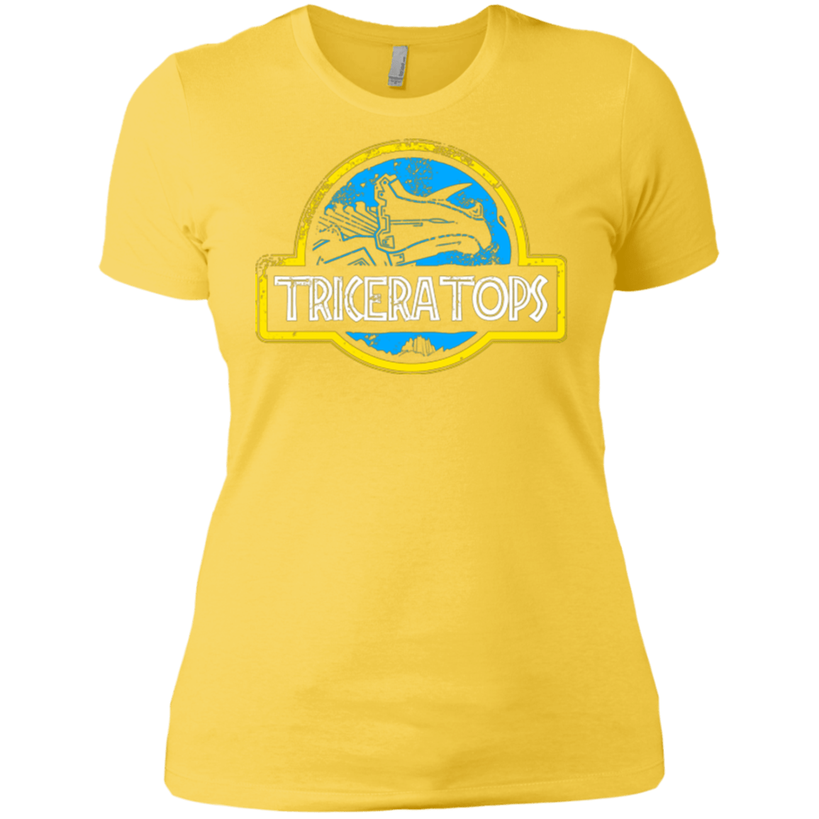 T-Shirts Vibrant Yellow / X-Small Jurassic Power Blue Women's Premium T-Shirt