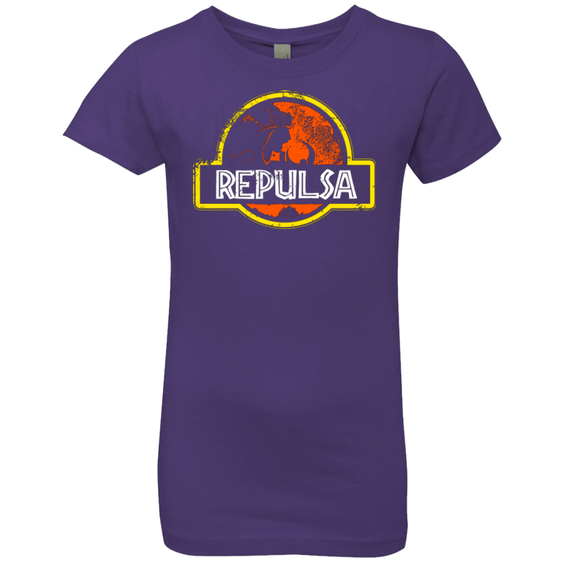 T-Shirts Purple Rush / YXS Jurassic Power Evil Girls Premium T-Shirt