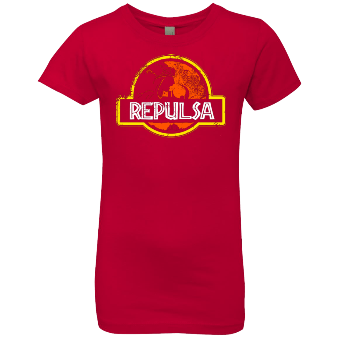 T-Shirts Red / YXS Jurassic Power Evil Girls Premium T-Shirt