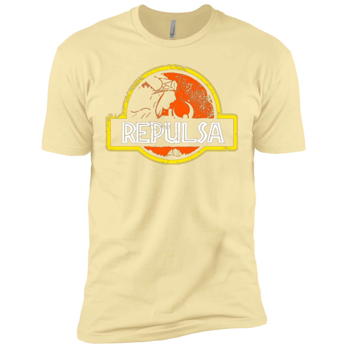T-Shirts Banana Cream / X-Small Jurassic Power Evil Men's Premium T-Shirt