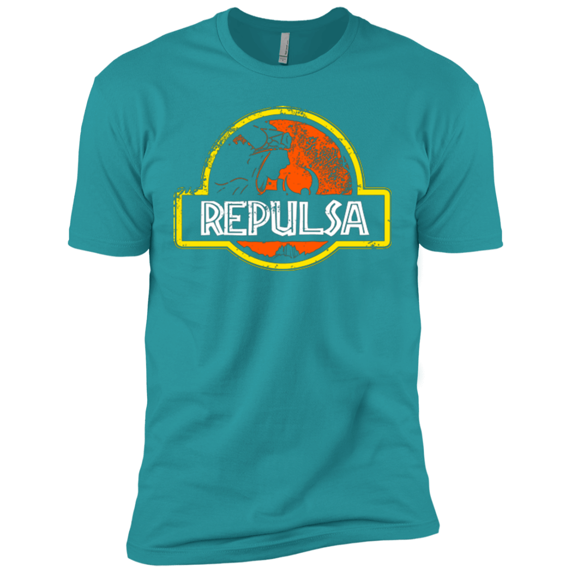 T-Shirts Tahiti Blue / X-Small Jurassic Power Evil Men's Premium T-Shirt