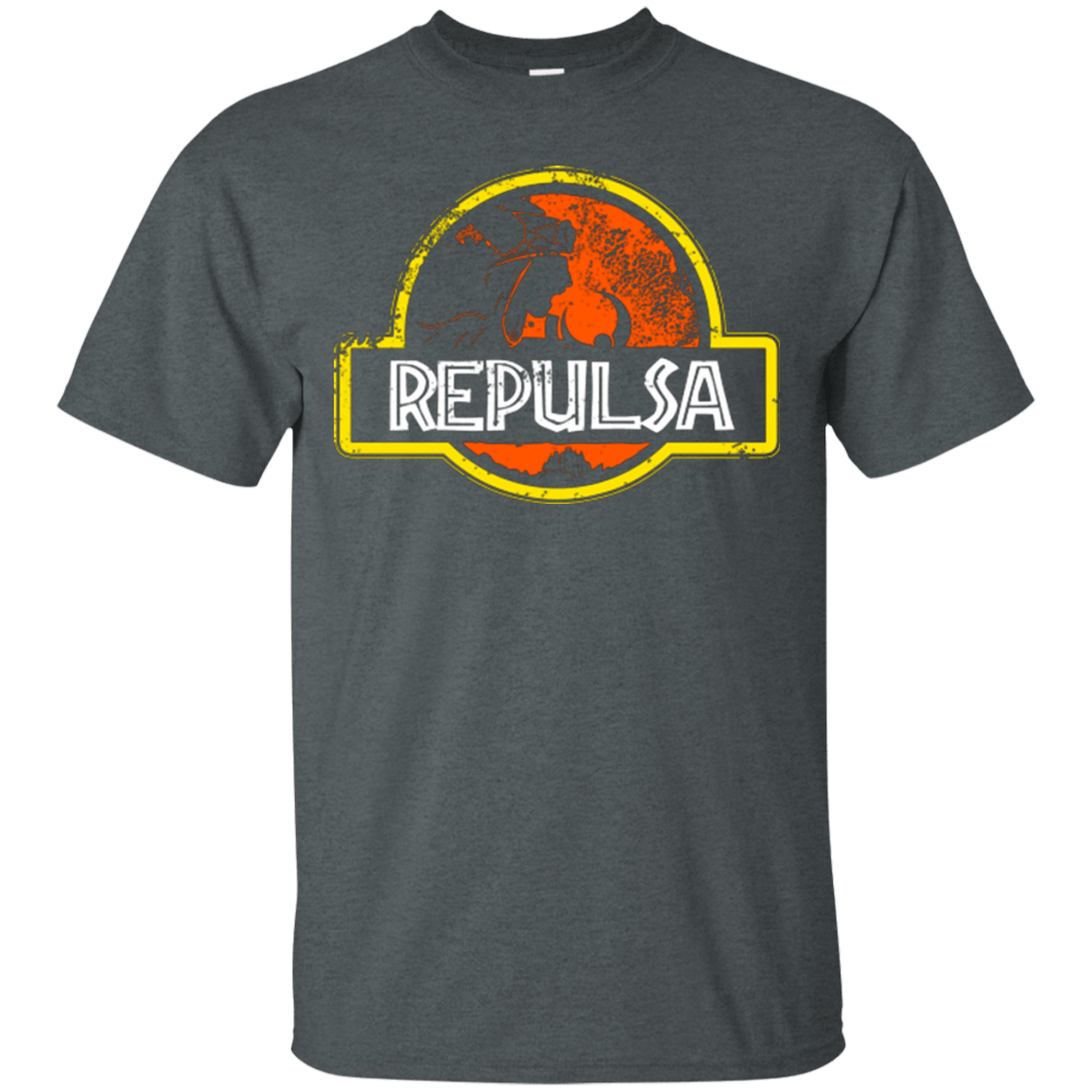 T-Shirts Dark Heather / Small Jurassic Power Evil T-Shirt