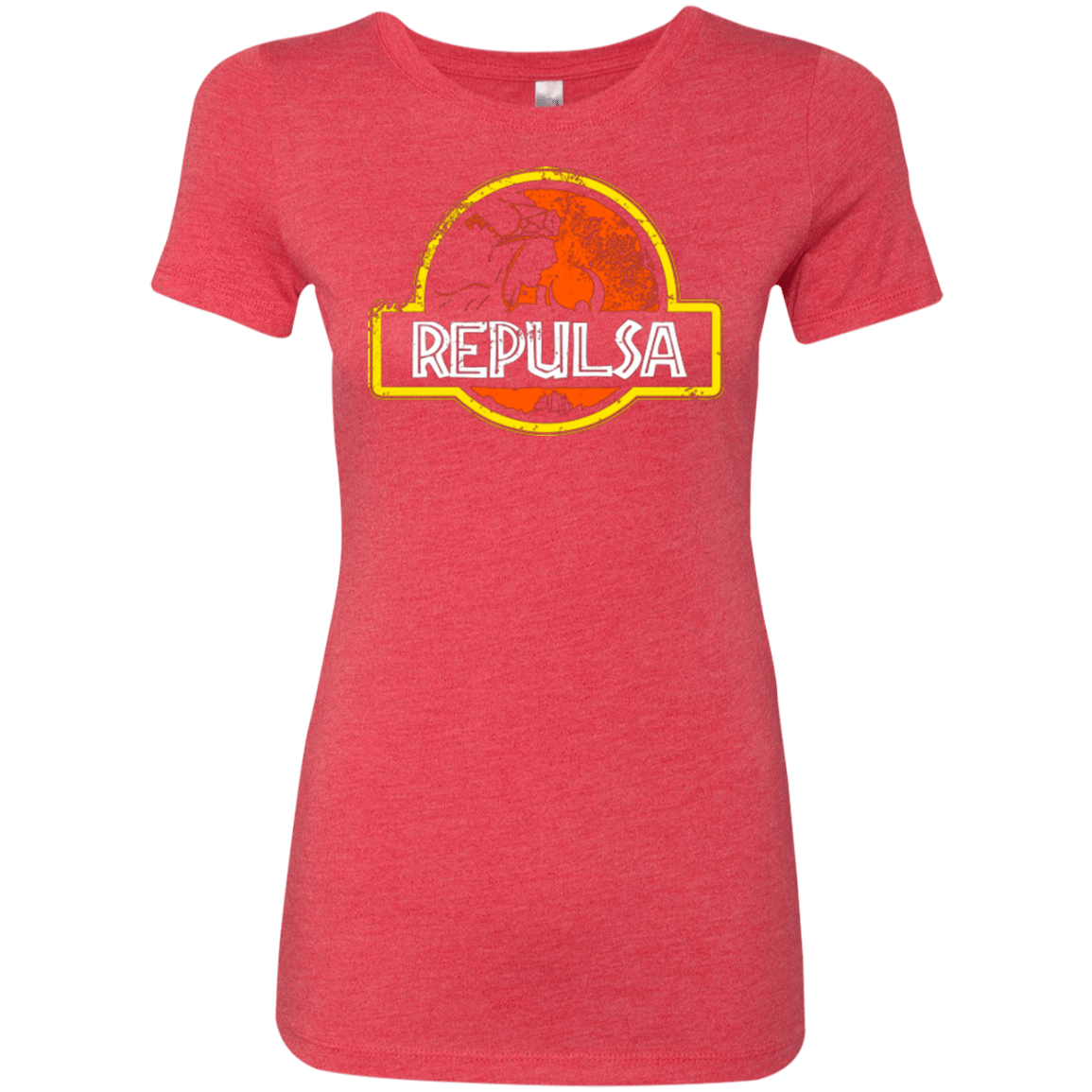 T-Shirts Vintage Red / Small Jurassic Power Evil Women's Triblend T-Shirt