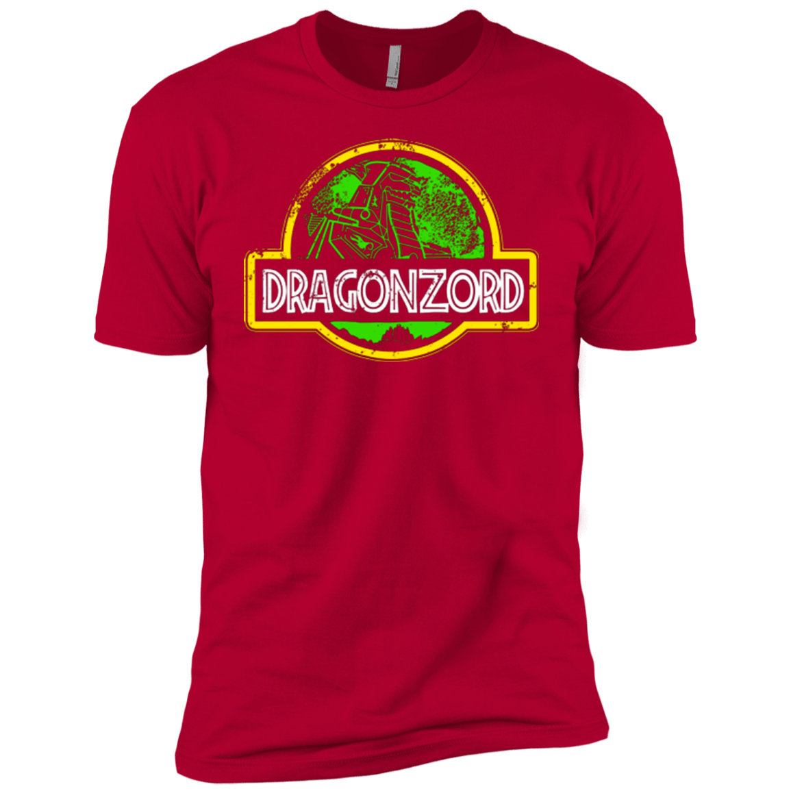 T-Shirts Red / YXS Jurassic Power Green Boys Premium T-Shirt