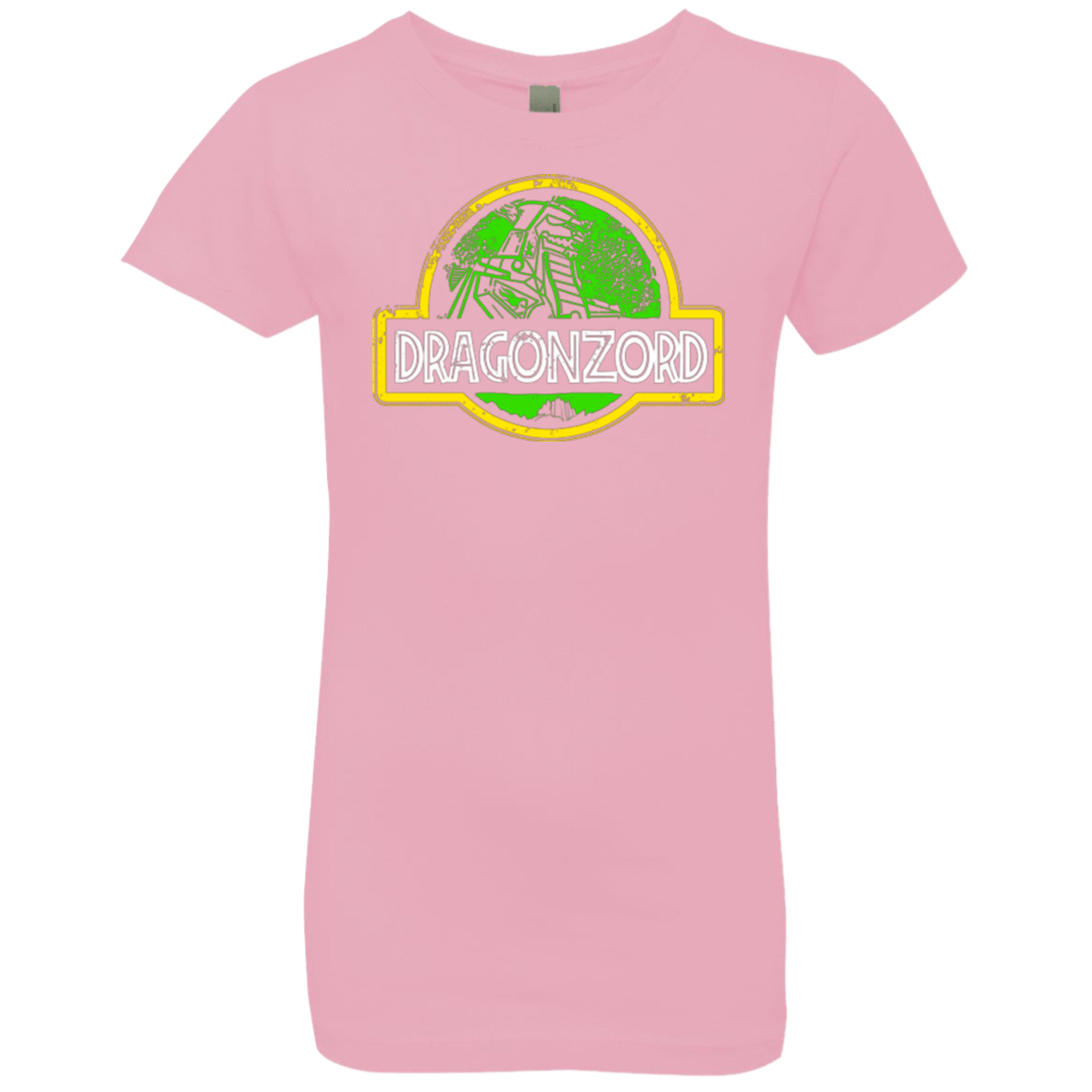 T-Shirts Light Pink / YXS Jurassic Power Green Girls Premium T-Shirt