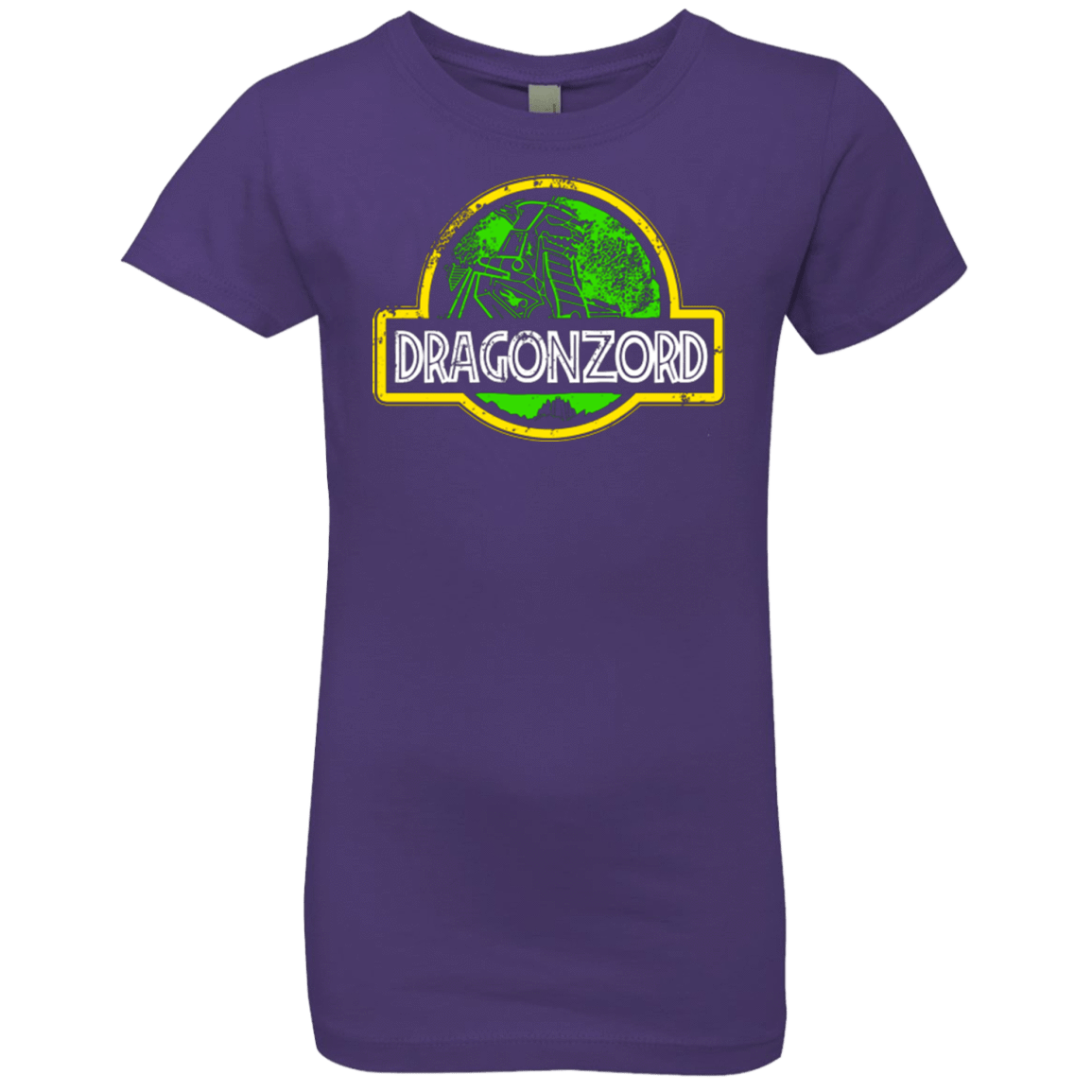T-Shirts Purple Rush / YXS Jurassic Power Green Girls Premium T-Shirt