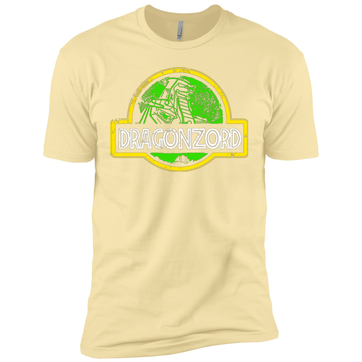 T-Shirts Banana Cream / X-Small Jurassic Power Green Men's Premium T-Shirt