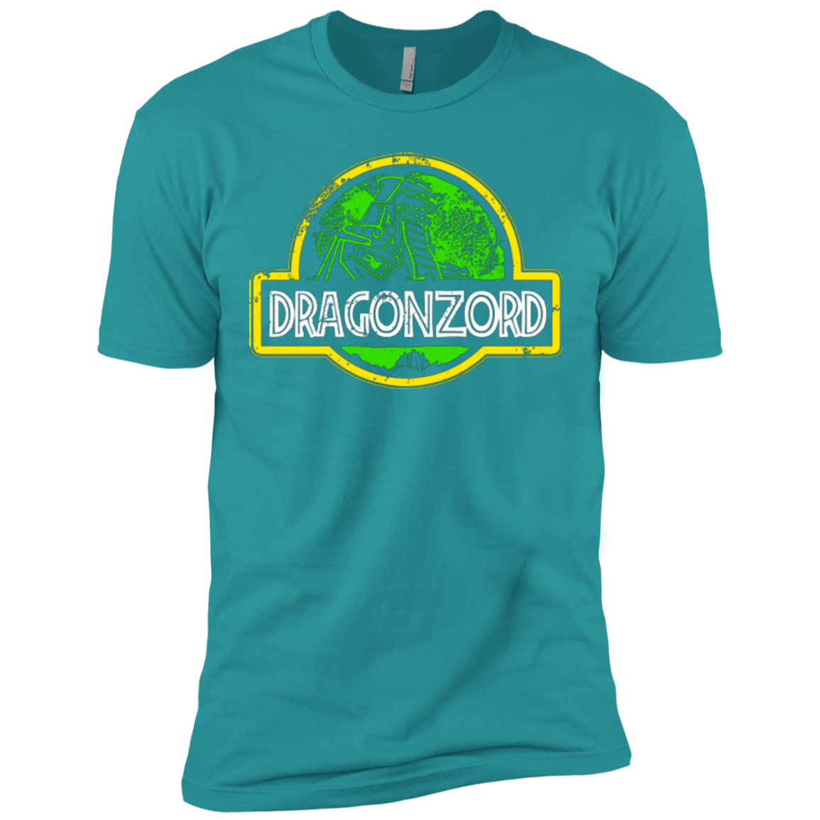 T-Shirts Tahiti Blue / X-Small Jurassic Power Green Men's Premium T-Shirt