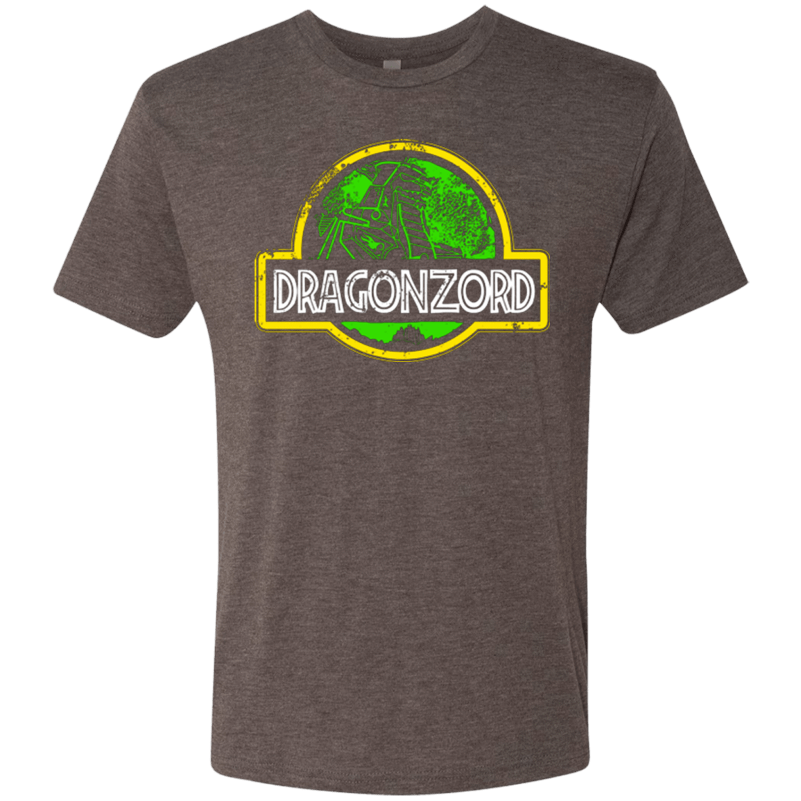 T-Shirts Macchiato / Small Jurassic Power Green Men's Triblend T-Shirt