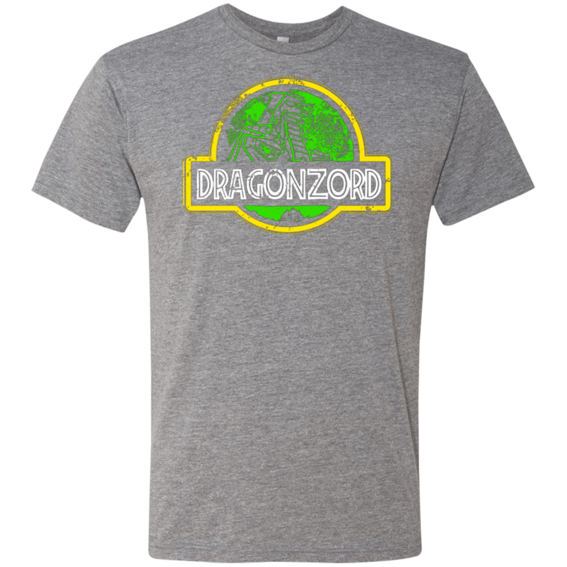 T-Shirts Premium Heather / Small Jurassic Power Green Men's Triblend T-Shirt