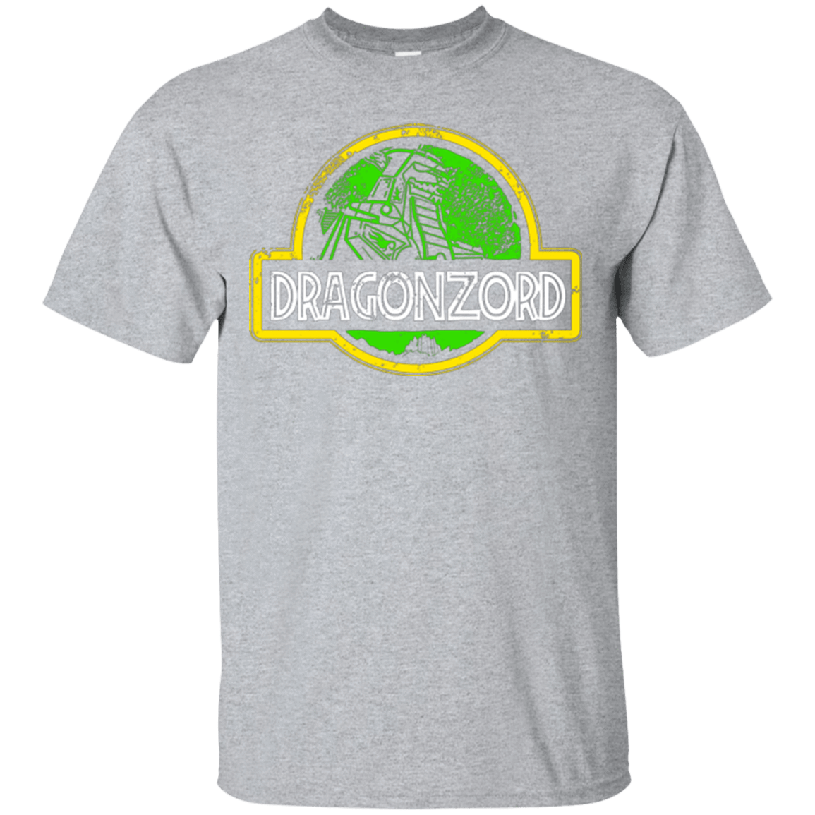 T-Shirts Sport Grey / Small Jurassic Power Green T-Shirt
