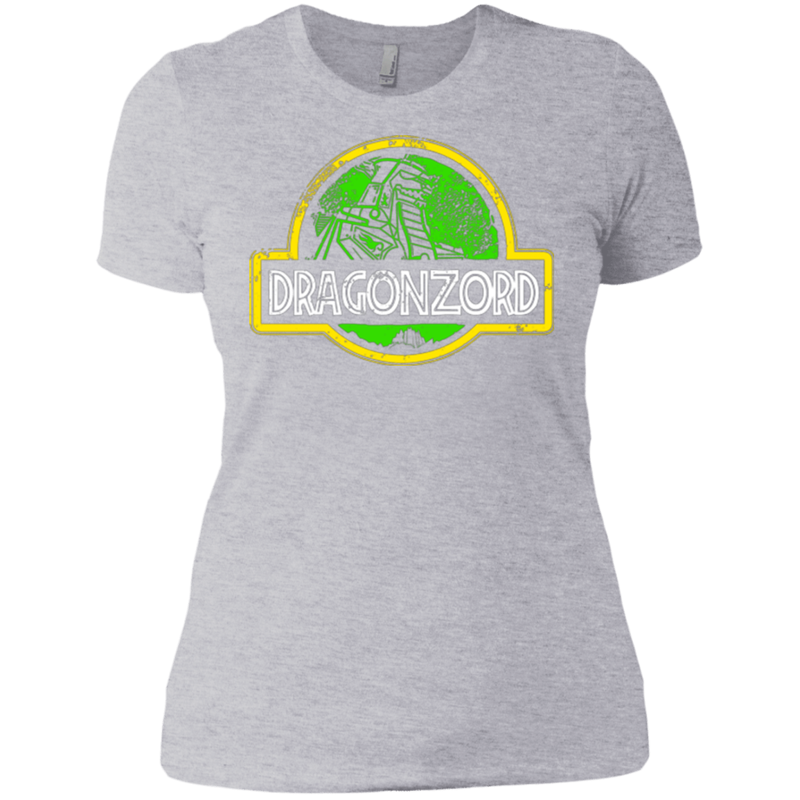 T-Shirts Heather Grey / X-Small Jurassic Power Green Women's Premium T-Shirt