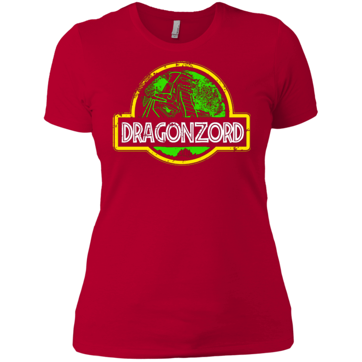 T-Shirts Red / X-Small Jurassic Power Green Women's Premium T-Shirt