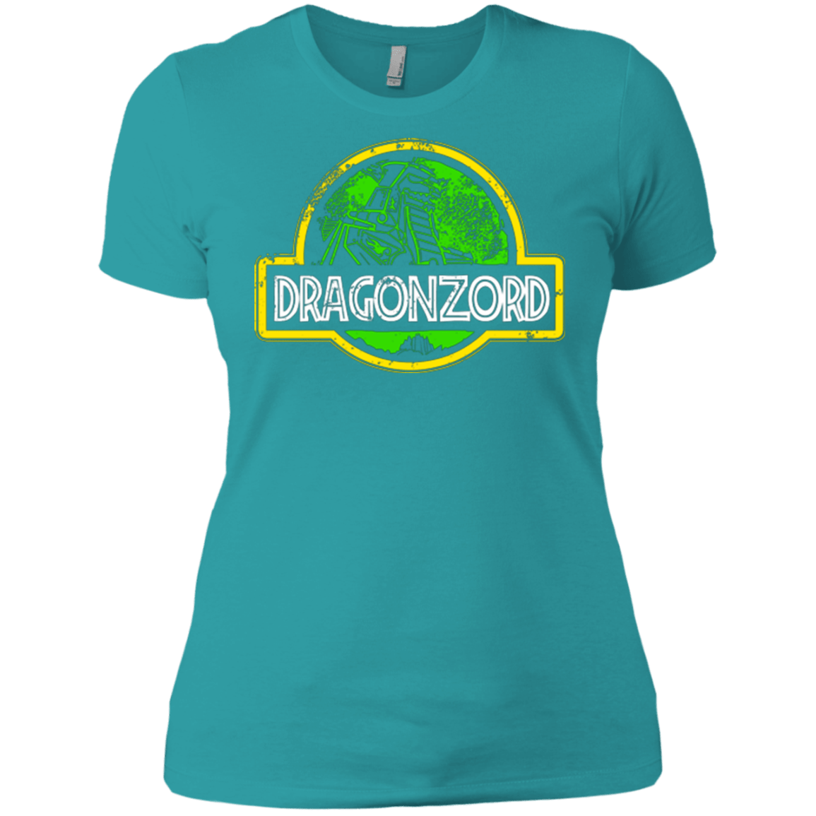 T-Shirts Tahiti Blue / X-Small Jurassic Power Green Women's Premium T-Shirt