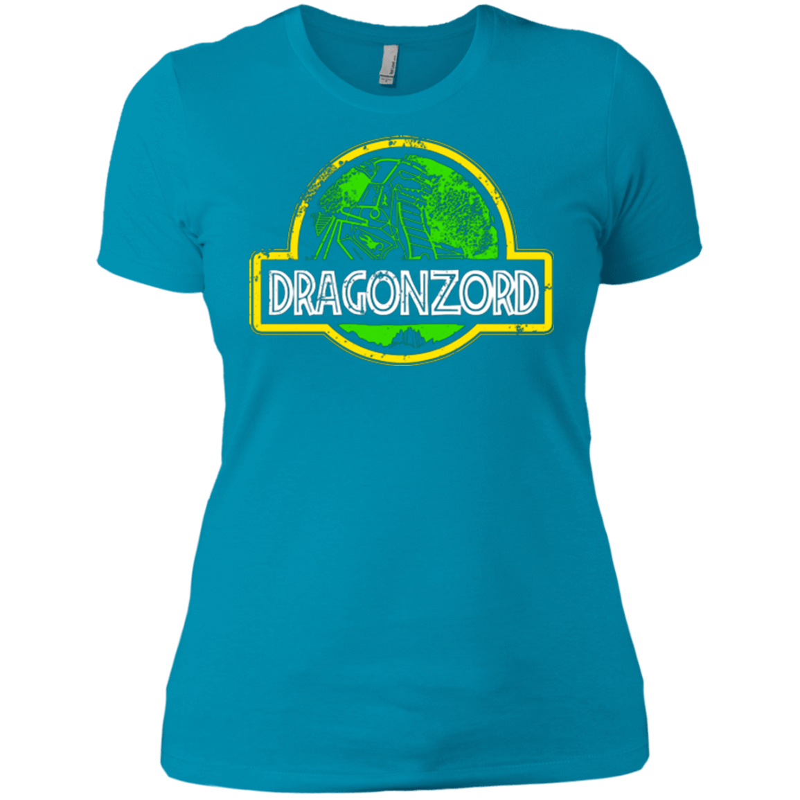 T-Shirts Turquoise / X-Small Jurassic Power Green Women's Premium T-Shirt