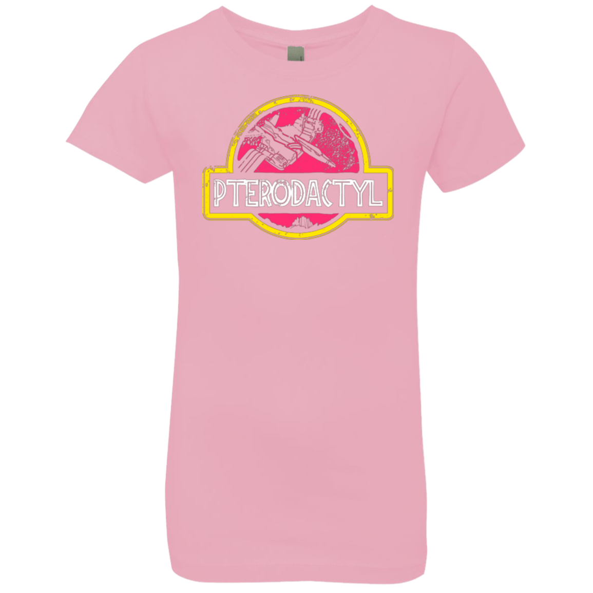 T-Shirts Light Pink / YXS Jurassic Power Pink Girls Premium T-Shirt