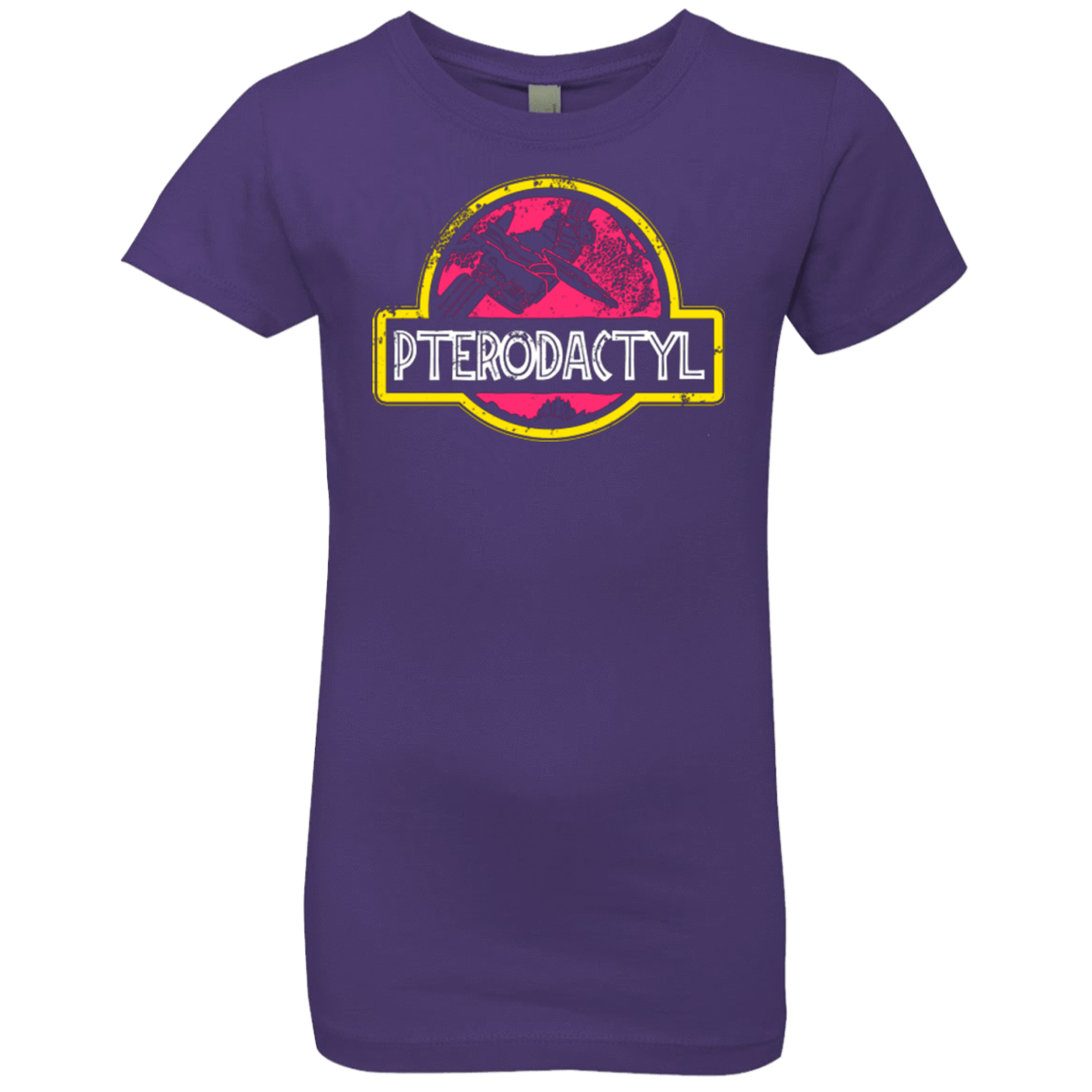 T-Shirts Purple Rush / YXS Jurassic Power Pink Girls Premium T-Shirt