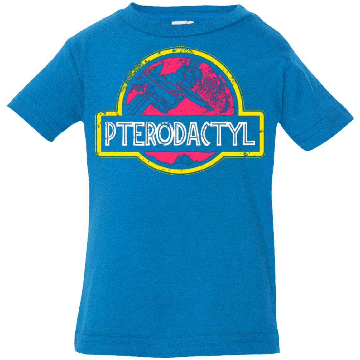 T-Shirts Cobalt / 6 Months Jurassic Power Pink Infant Premium T-Shirt