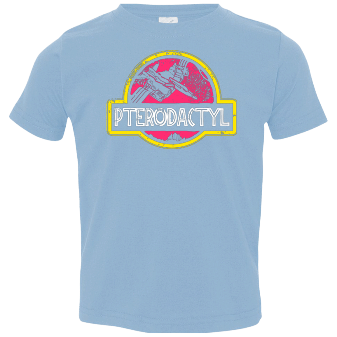T-Shirts Light Blue / 2T Jurassic Power Pink Toddler Premium T-Shirt