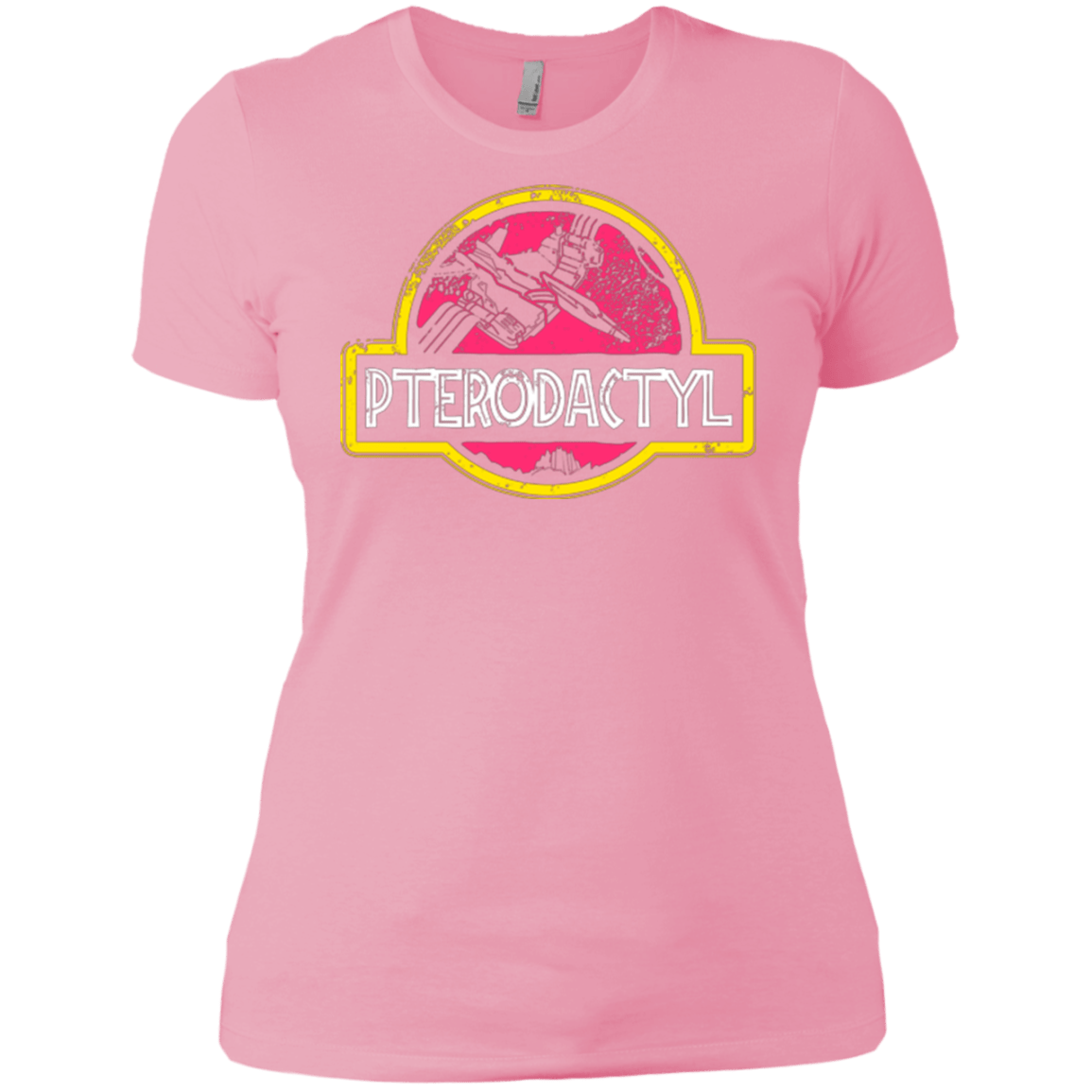 T-Shirts Light Pink / X-Small Jurassic Power Pink Women's Premium T-Shirt