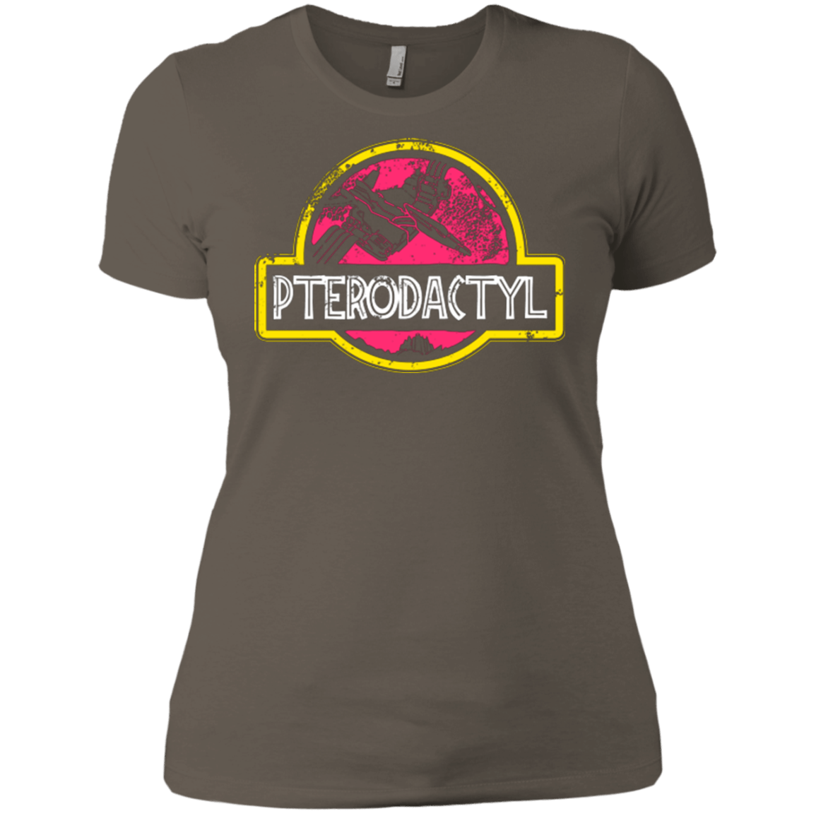 T-Shirts Warm Grey / X-Small Jurassic Power Pink Women's Premium T-Shirt