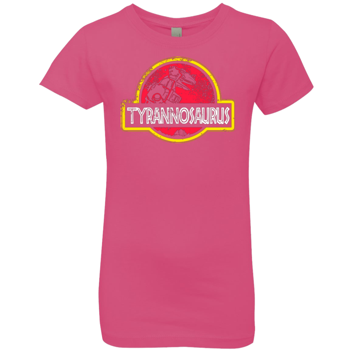 T-Shirts Hot Pink / YXS Jurassic Power Red Girls Premium T-Shirt