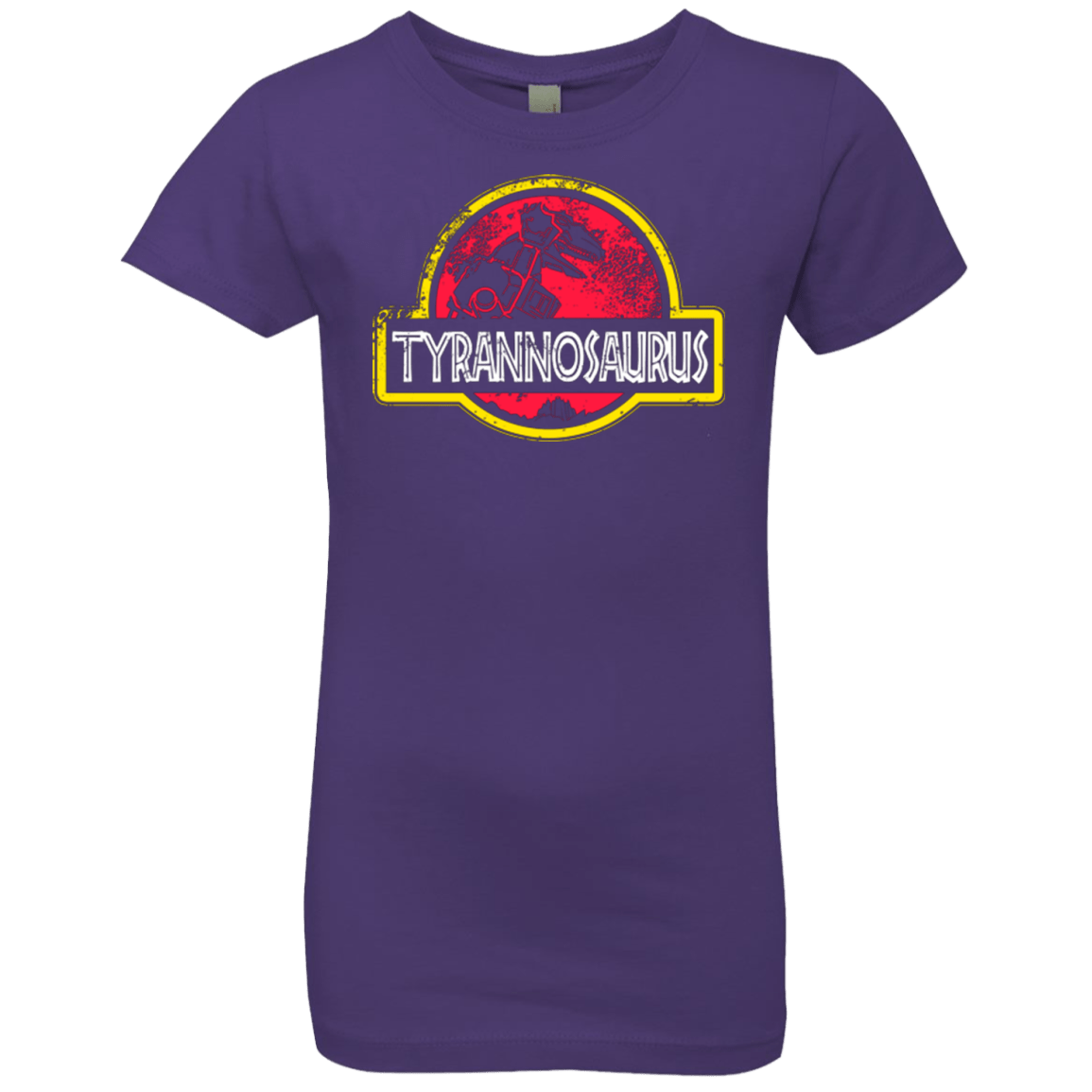 T-Shirts Purple Rush / YXS Jurassic Power Red Girls Premium T-Shirt