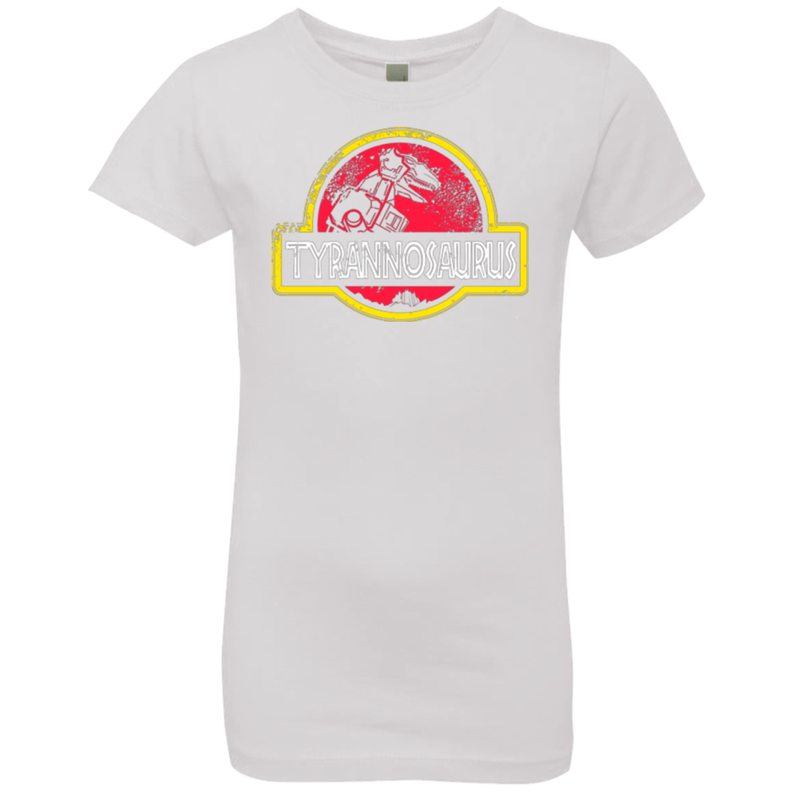 T-Shirts White / YXS Jurassic Power Red Girls Premium T-Shirt