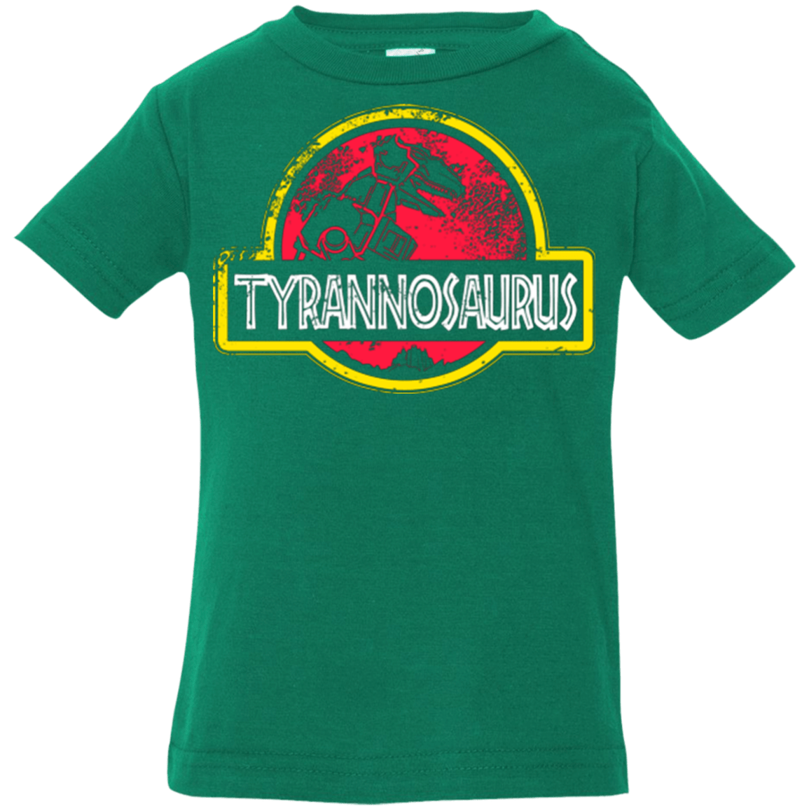 T-Shirts Kelly / 6 Months Jurassic Power Red Infant Premium T-Shirt