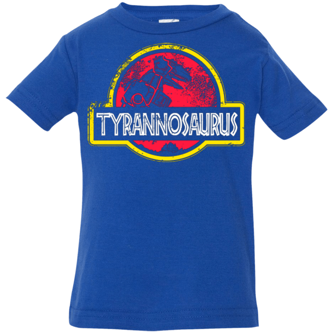 T-Shirts Royal / 6 Months Jurassic Power Red Infant Premium T-Shirt