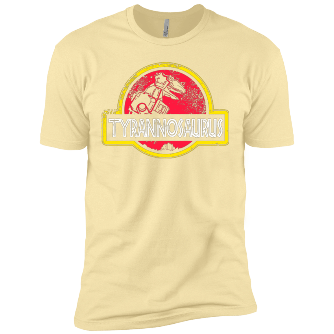 T-Shirts Banana Cream / X-Small Jurassic Power Red Men's Premium T-Shirt