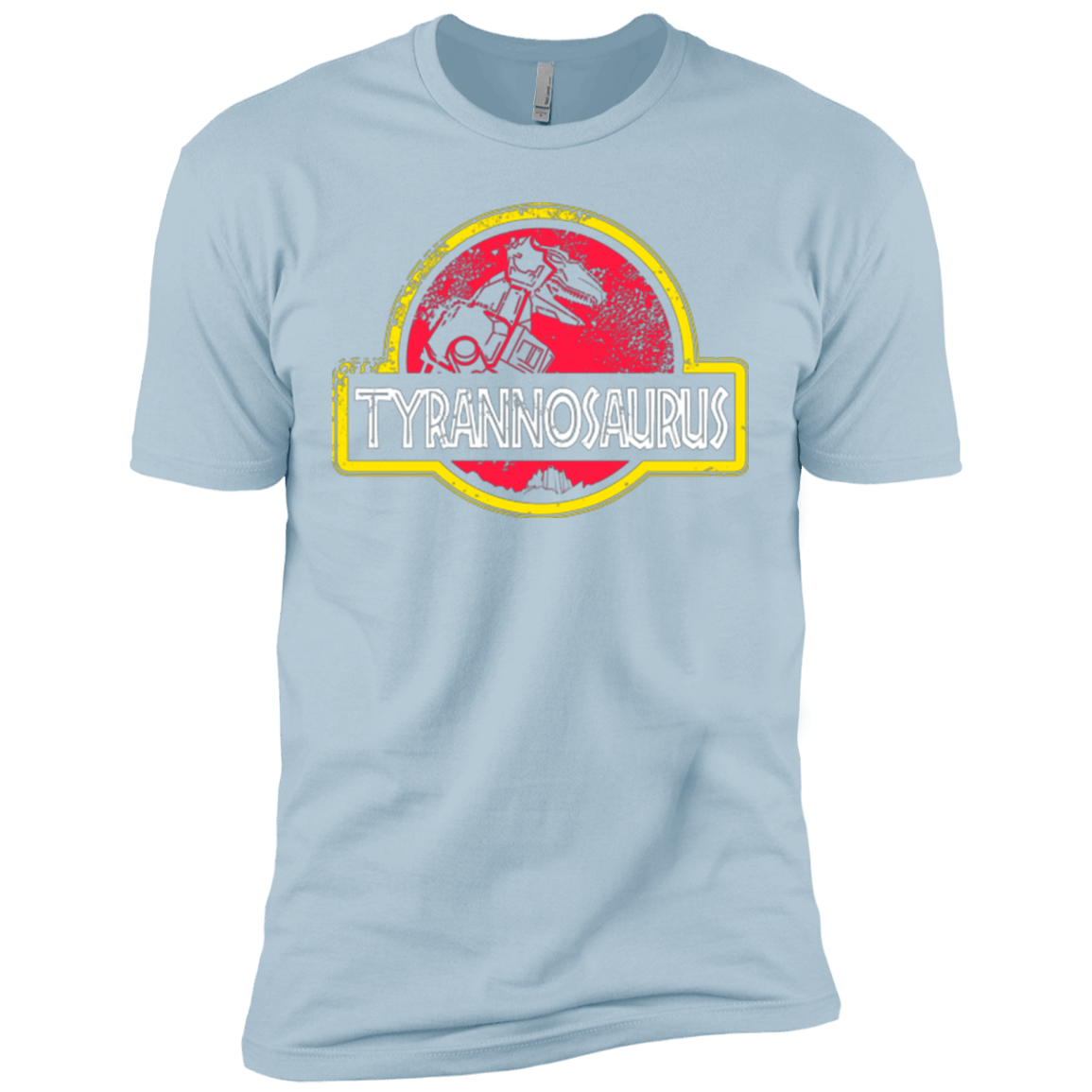 T-Shirts Light Blue / X-Small Jurassic Power Red Men's Premium T-Shirt