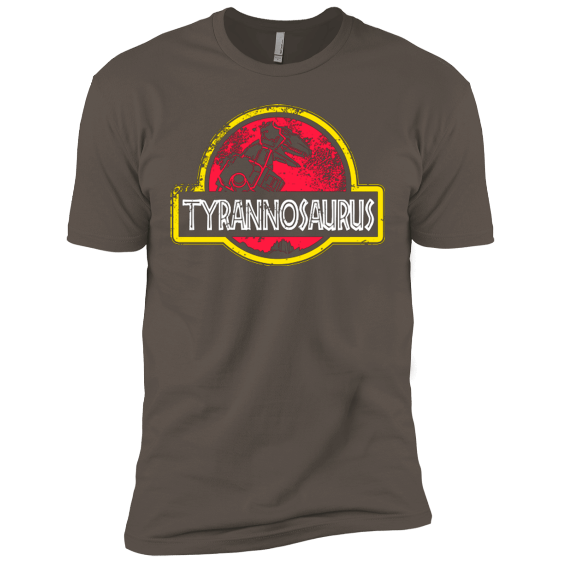 T-Shirts Warm Grey / X-Small Jurassic Power Red Men's Premium T-Shirt