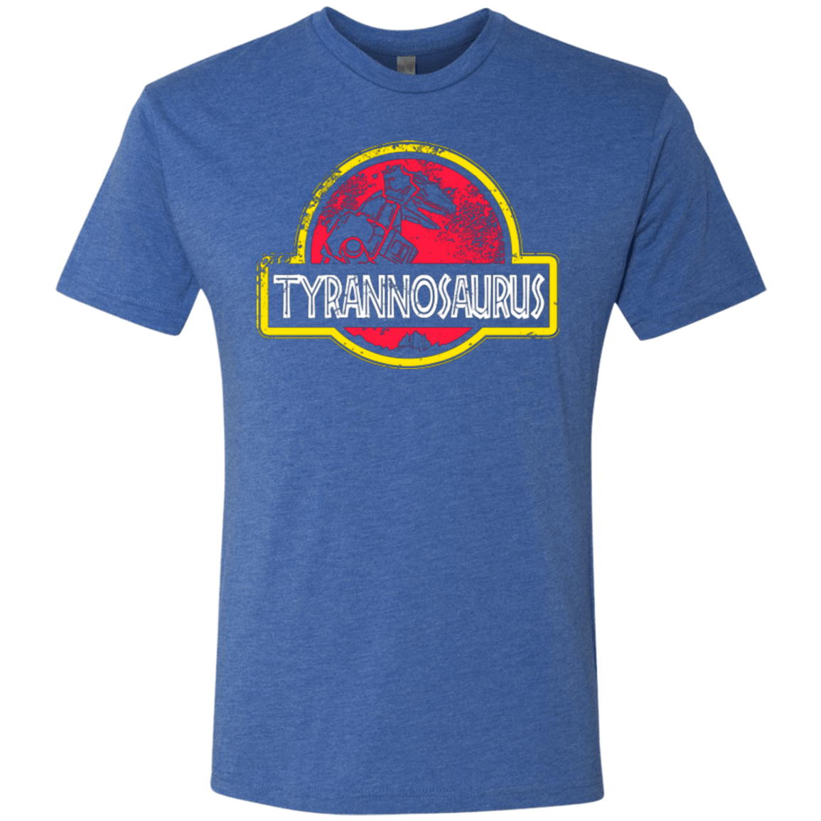 T-Shirts Vintage Royal / Small Jurassic Power Red Men's Triblend T-Shirt