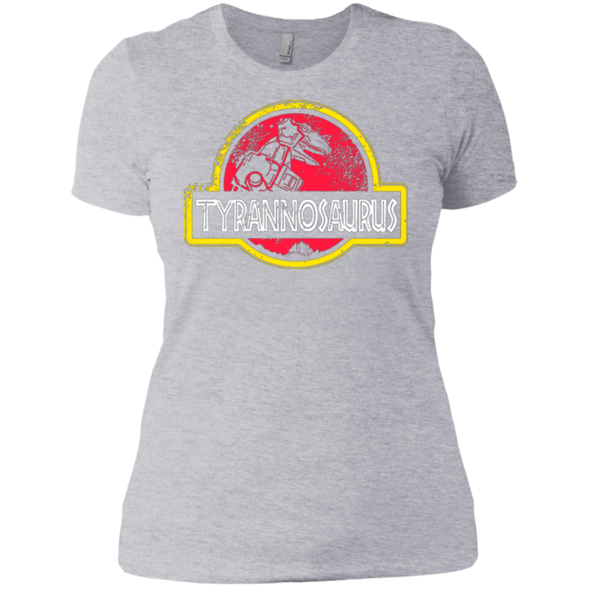 T-Shirts Heather Grey / X-Small Jurassic Power Red Women's Premium T-Shirt
