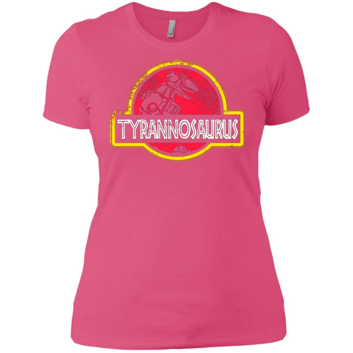 T-Shirts Hot Pink / X-Small Jurassic Power Red Women's Premium T-Shirt