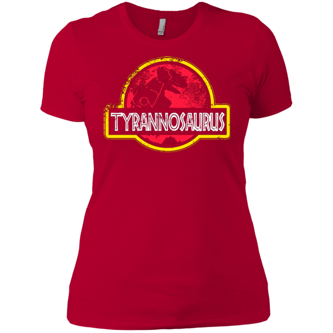 T-Shirts Red / X-Small Jurassic Power Red Women's Premium T-Shirt