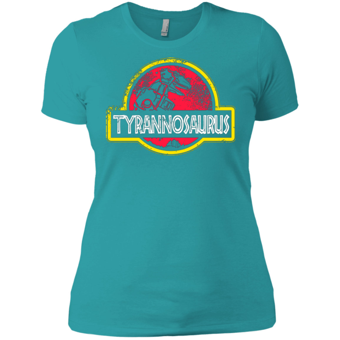 T-Shirts Tahiti Blue / X-Small Jurassic Power Red Women's Premium T-Shirt
