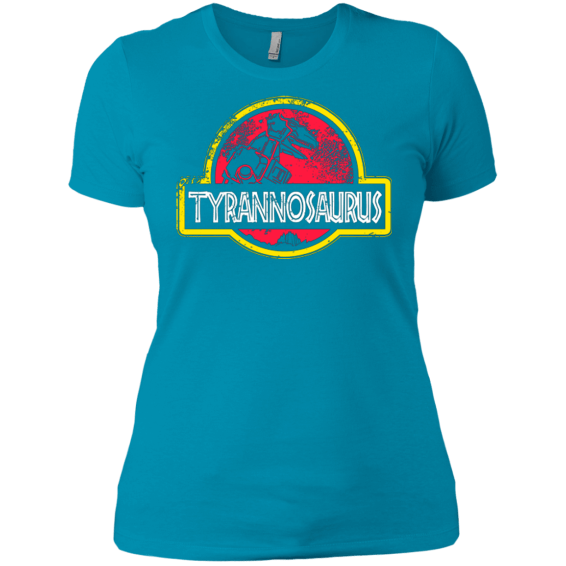T-Shirts Turquoise / X-Small Jurassic Power Red Women's Premium T-Shirt