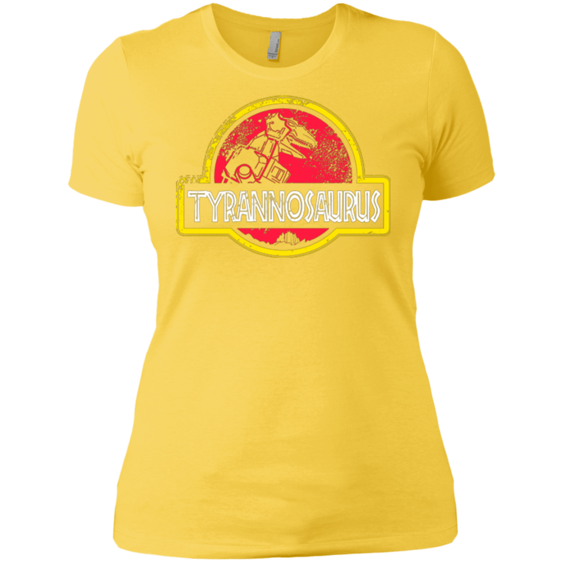 T-Shirts Vibrant Yellow / X-Small Jurassic Power Red Women's Premium T-Shirt