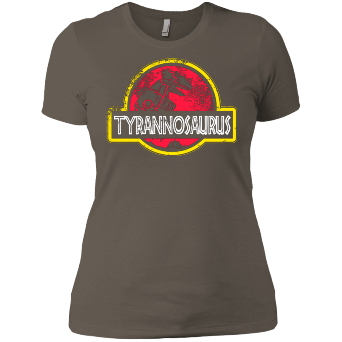 T-Shirts Warm Grey / X-Small Jurassic Power Red Women's Premium T-Shirt