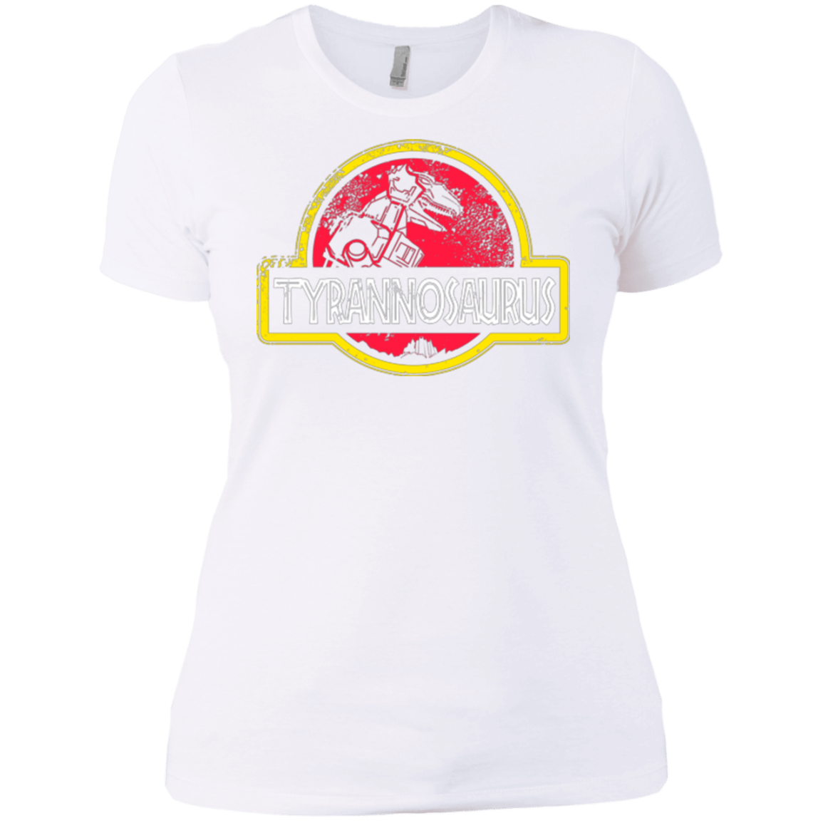 T-Shirts White / X-Small Jurassic Power Red Women's Premium T-Shirt