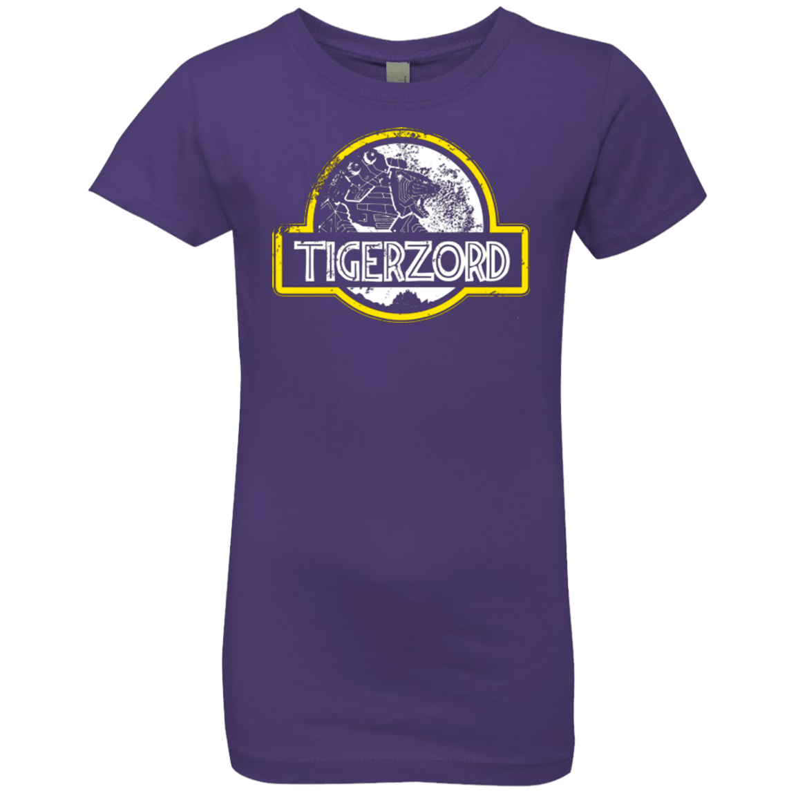 T-Shirts Purple Rush / YXS Jurassic Power White Girls Premium T-Shirt