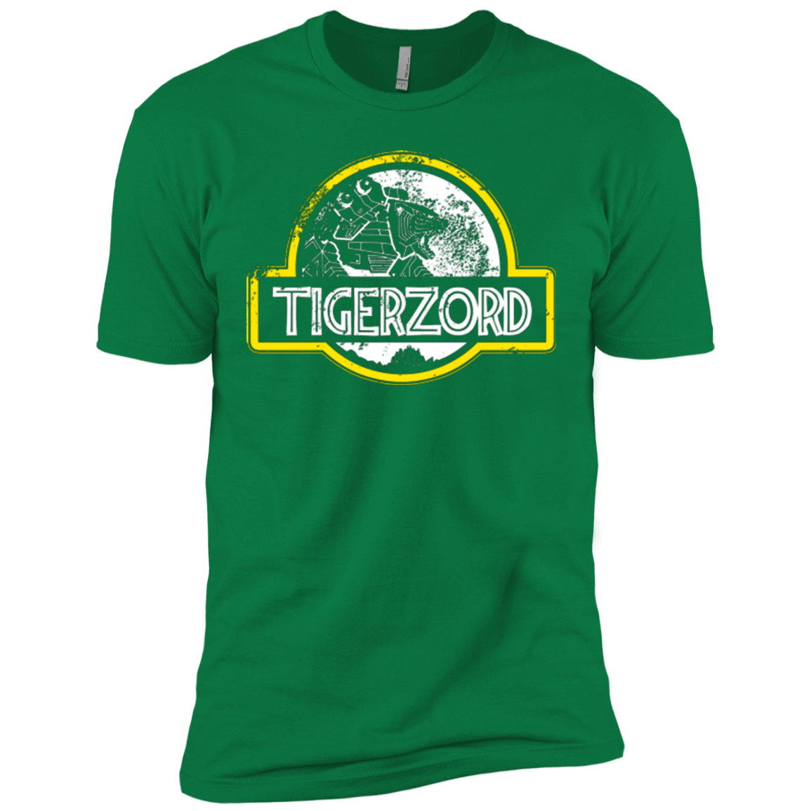 T-Shirts Kelly Green / X-Small Jurassic Power White Men's Premium T-Shirt