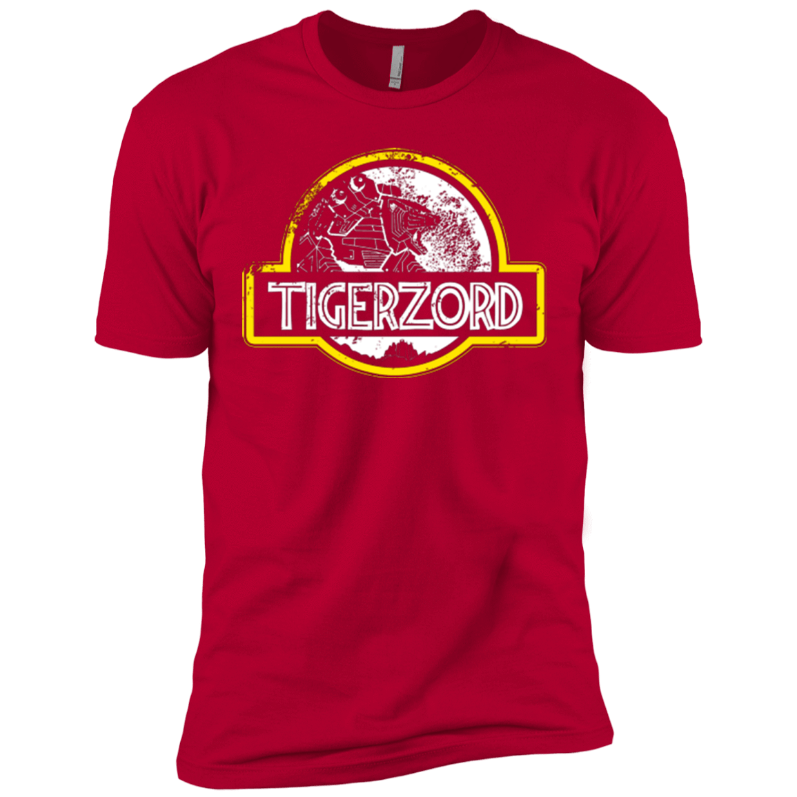 T-Shirts Red / X-Small Jurassic Power White Men's Premium T-Shirt