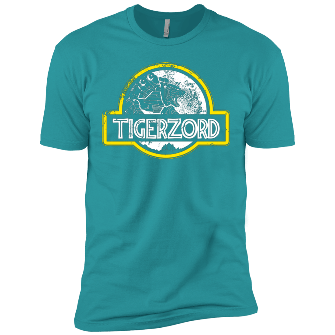 T-Shirts Tahiti Blue / X-Small Jurassic Power White Men's Premium T-Shirt