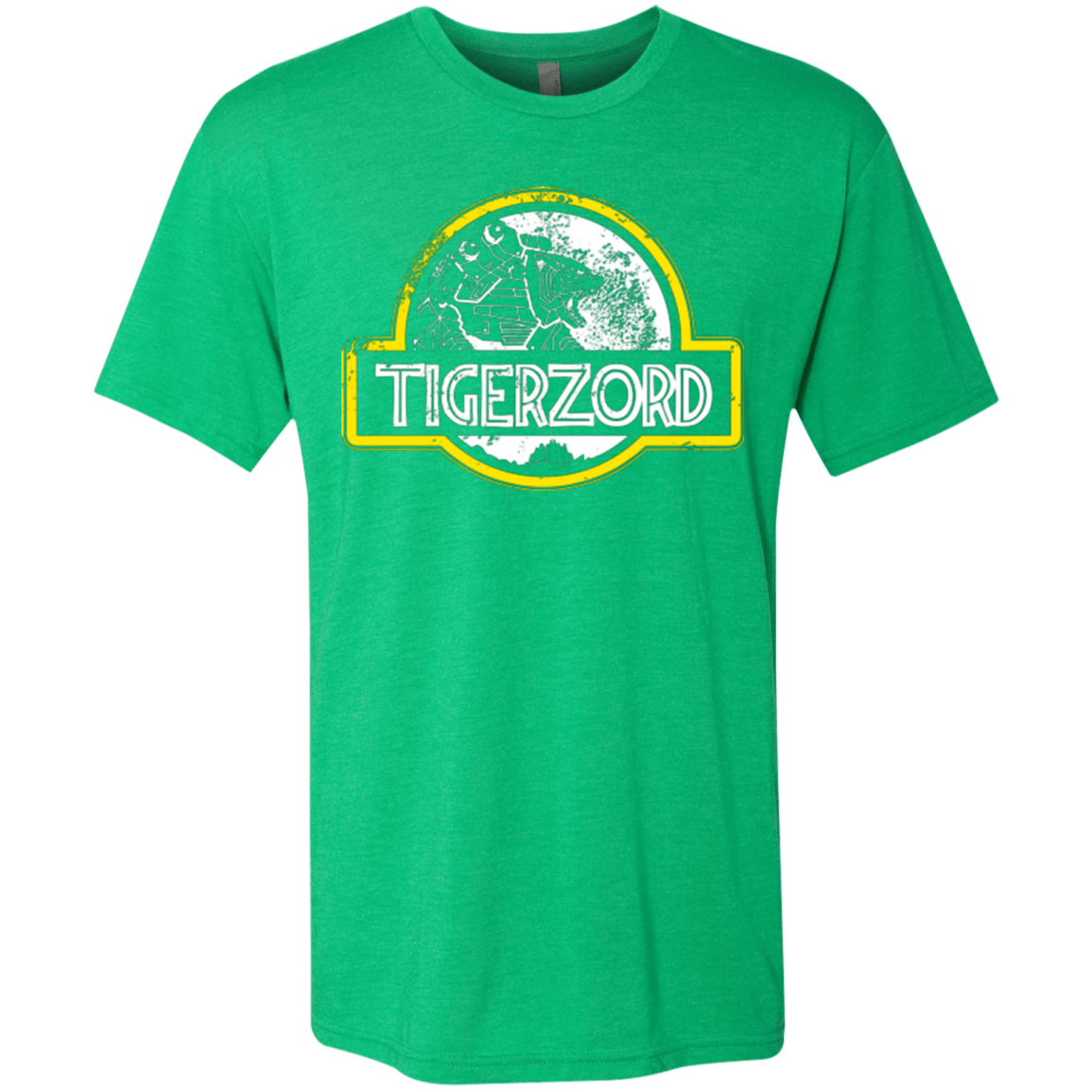 T-Shirts Envy / Small Jurassic Power White Men's Triblend T-Shirt