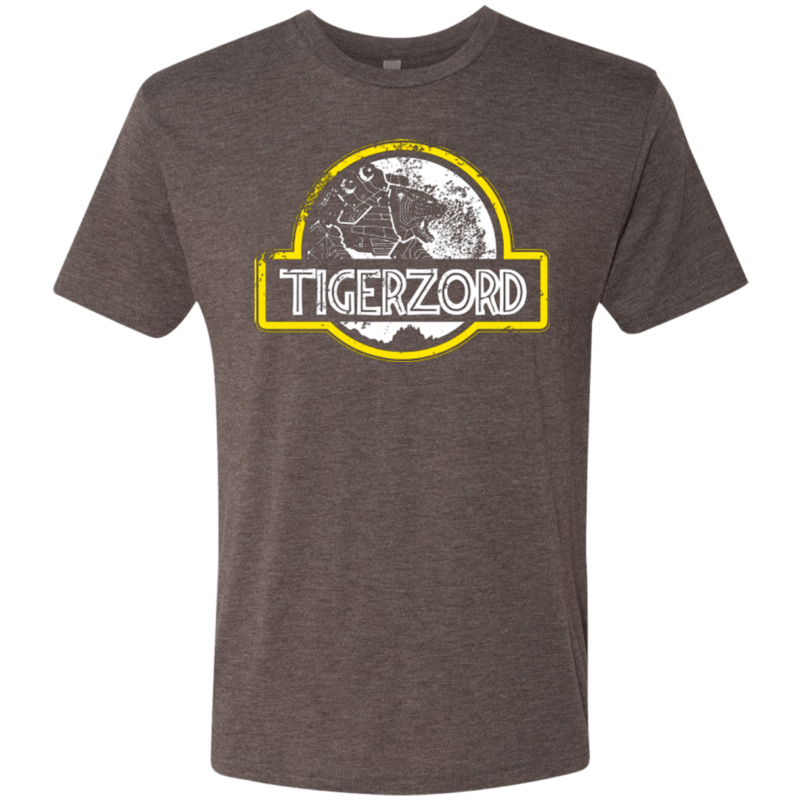 T-Shirts Macchiato / Small Jurassic Power White Men's Triblend T-Shirt