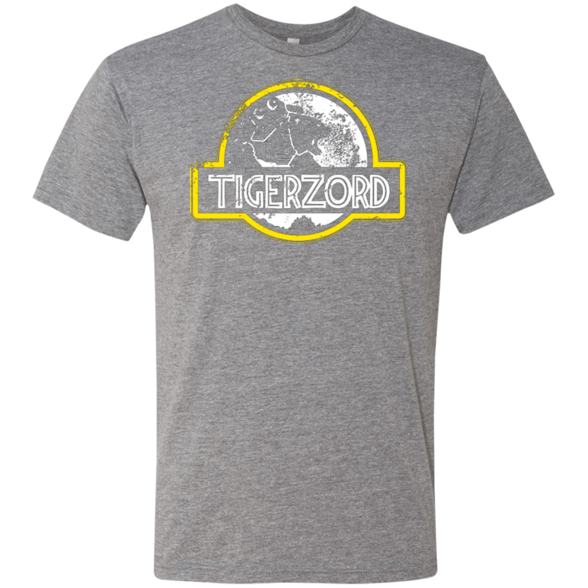 T-Shirts Premium Heather / Small Jurassic Power White Men's Triblend T-Shirt