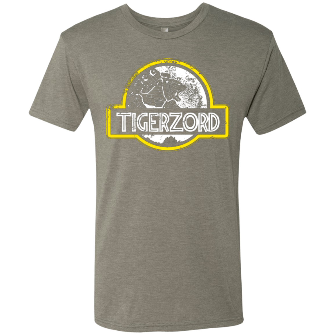 T-Shirts Venetian Grey / Small Jurassic Power White Men's Triblend T-Shirt